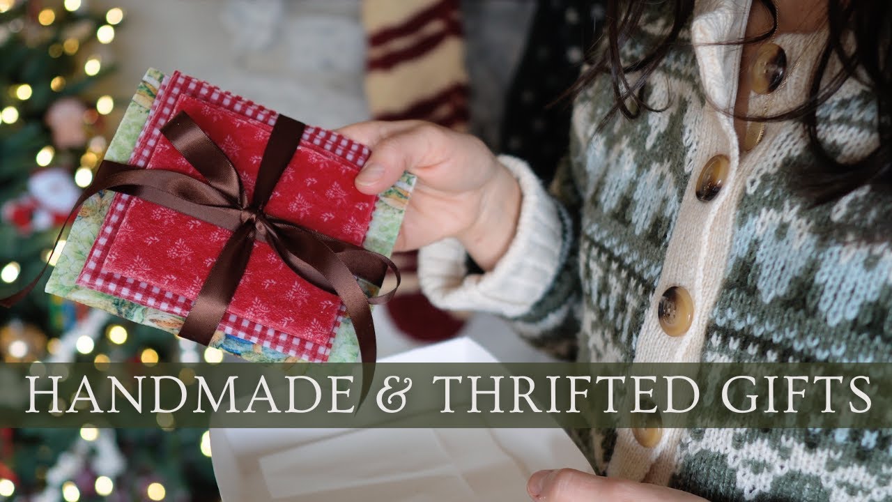 DIY + Thrifted Low Cost Christmas Gifts | VLOGMAS 2025 Day 8
