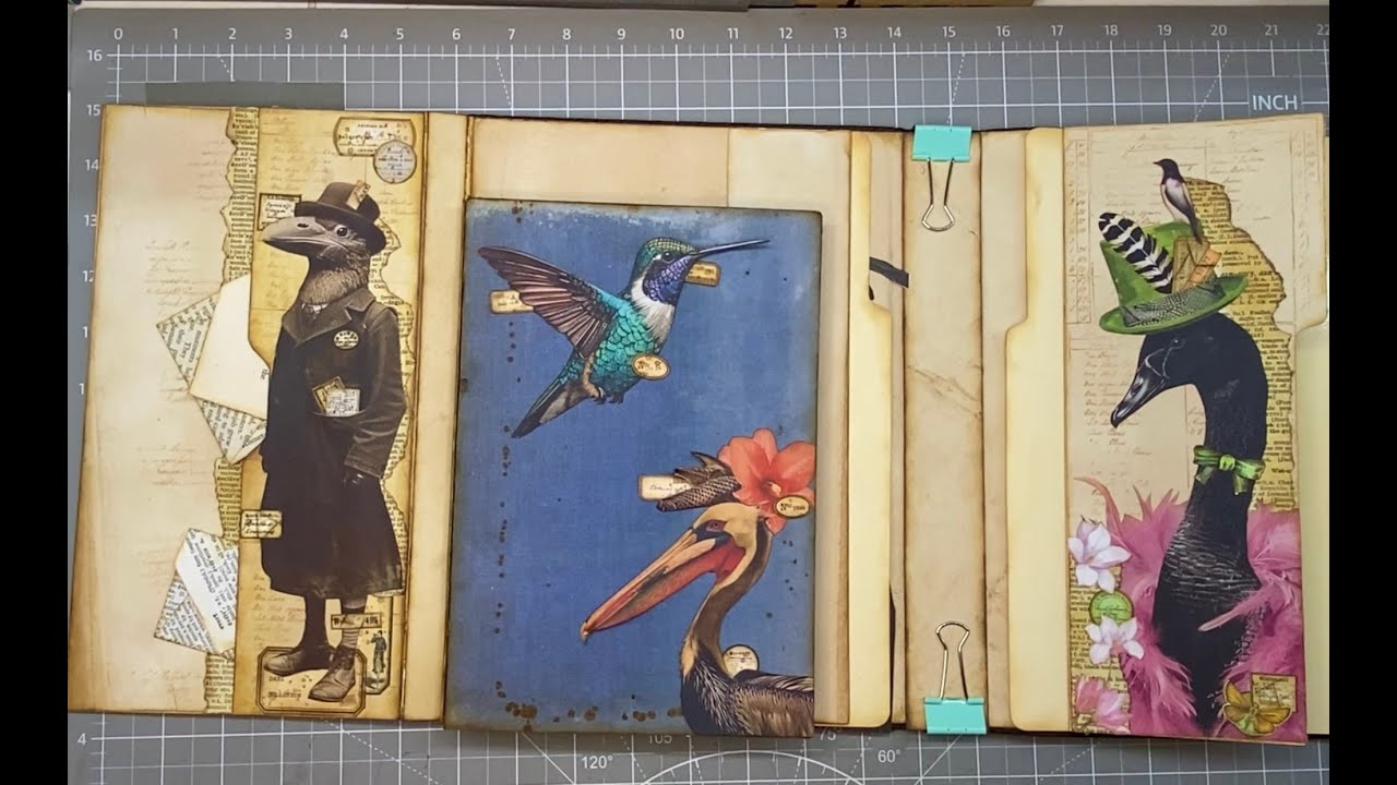 Curious Birds Altered Lap Book - Episode 3