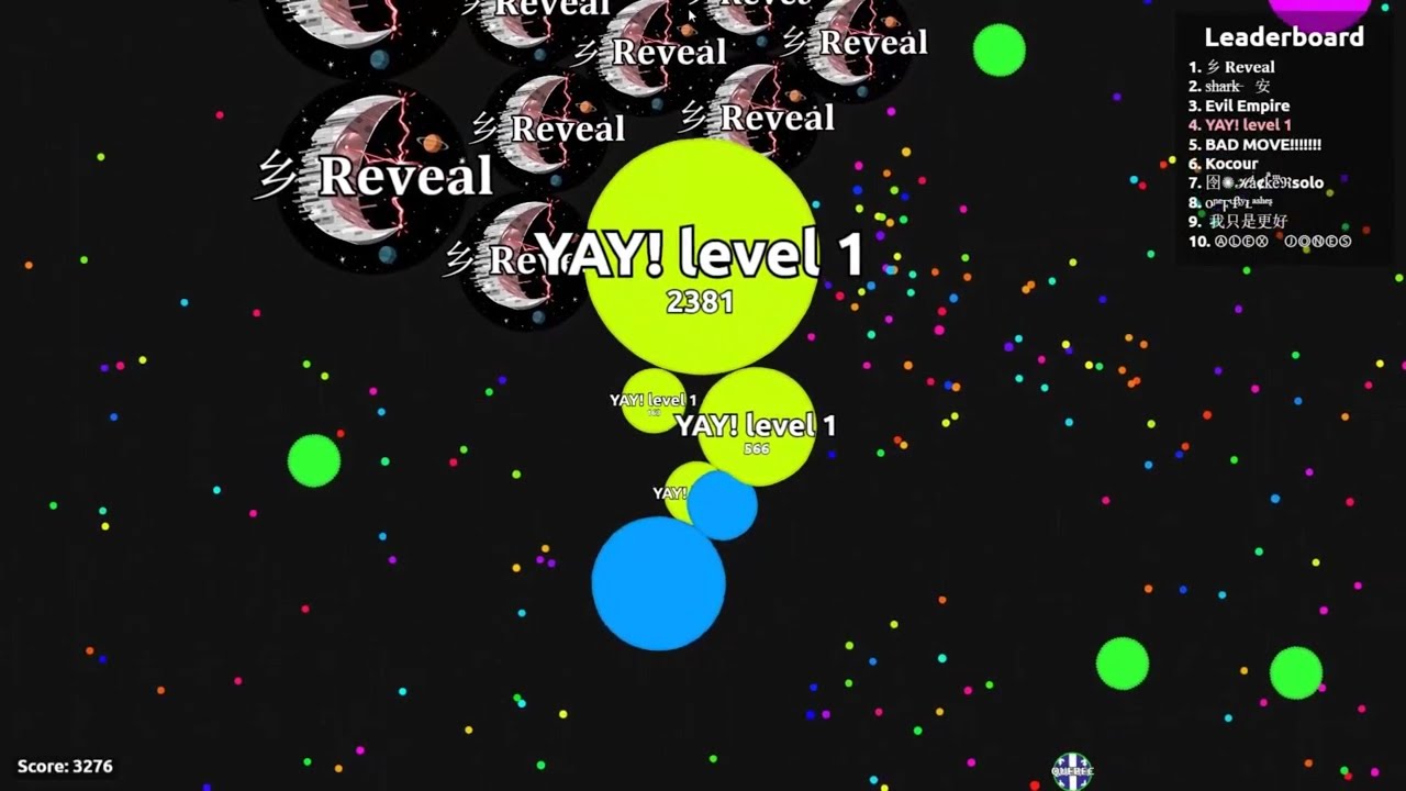 Agario Solo destroying teams #1 ⚡ FFA/Exp