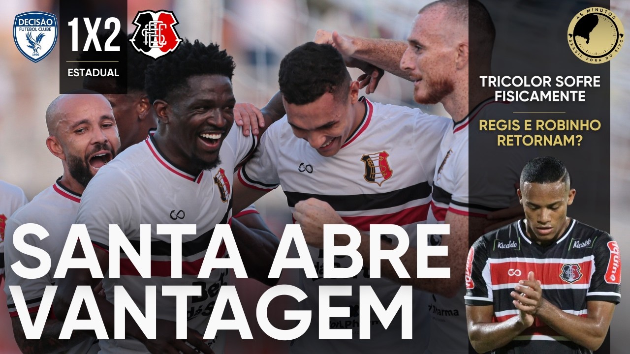 PÓS-JOGO - PERNAMBUCANO - DECISÃO 1 X 2 SANTA CRUZ - TRICOLOR CRIA VANTAGEM PARA A VOLTA - 45