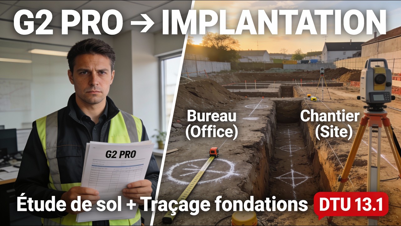 PERDU 50 000€ ? (Étude G2 obligatoire depuis 2019 - DTU 13.1)