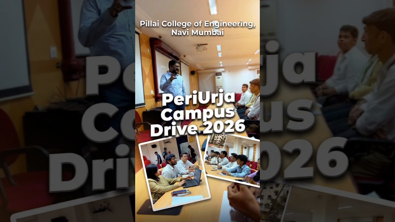 PeriUrja Campus Drive 2026 at Pillai College of Engineering, Navi Mumbai
