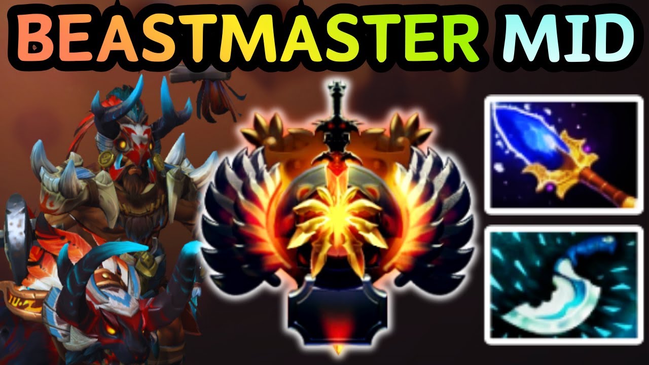 🔥 BEASTMASTER MID DRUMS UP, FIGHTS NEVER STOP | DOTA 2 GAMEPLAY 🔥