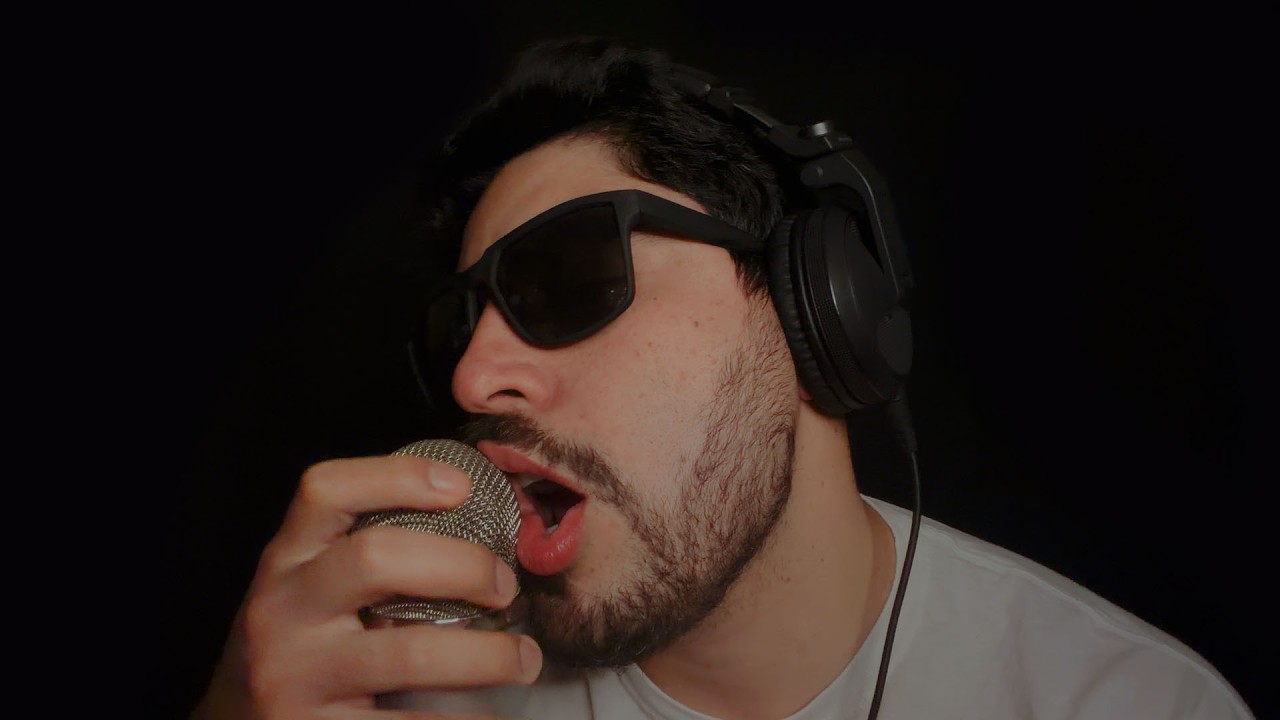 ASMR STICKY Mouth Sounds & Rain Sounds for Sleep [No Talking]