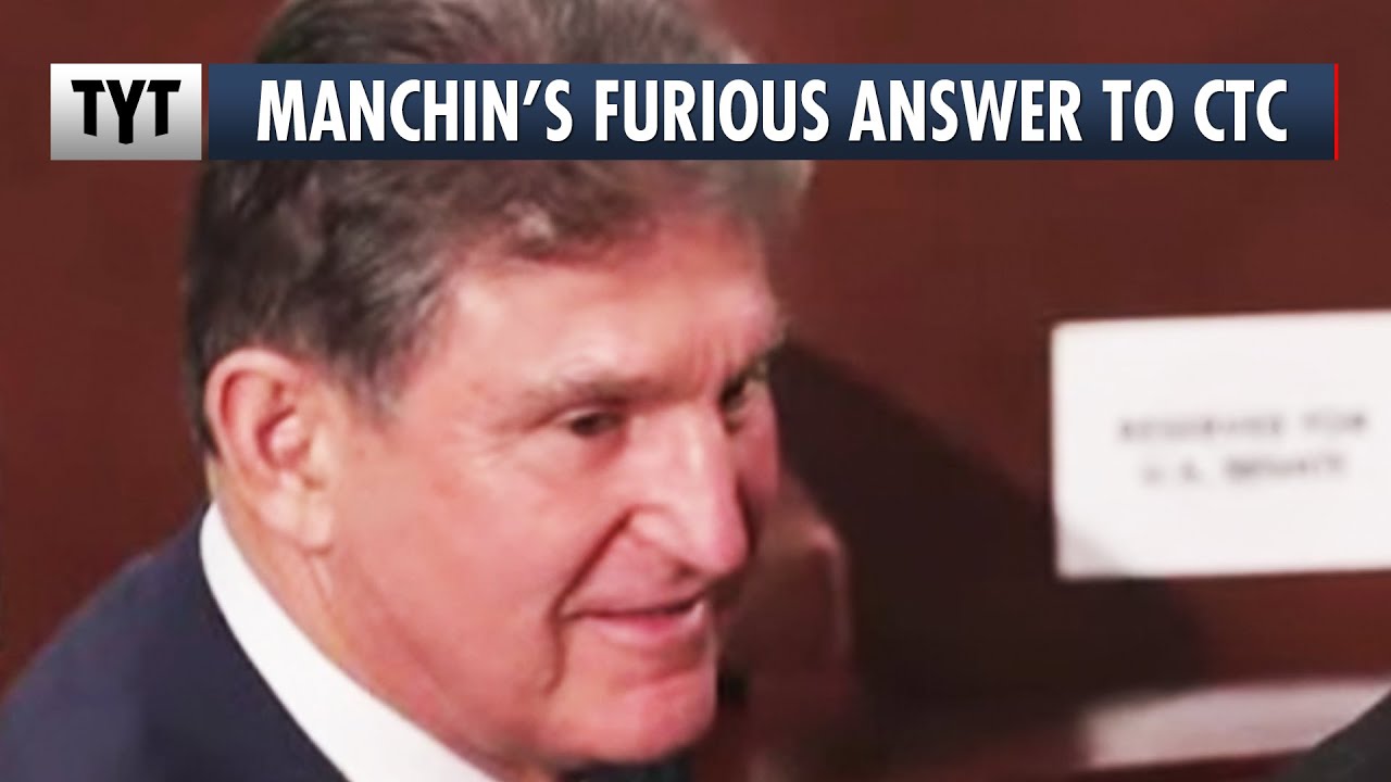 Joe Manchin MELTS DOWN When Asked About Child Tax Credit