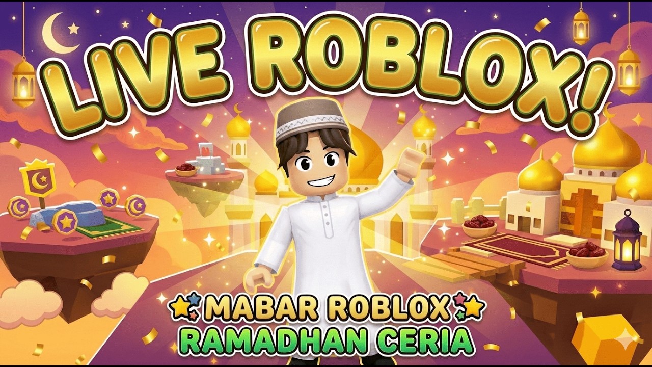 LIVE Mabar ROBLOX Random Edisi Puasa Day 10 ! Ga kerasa ya sudah memasuki hari ke 10