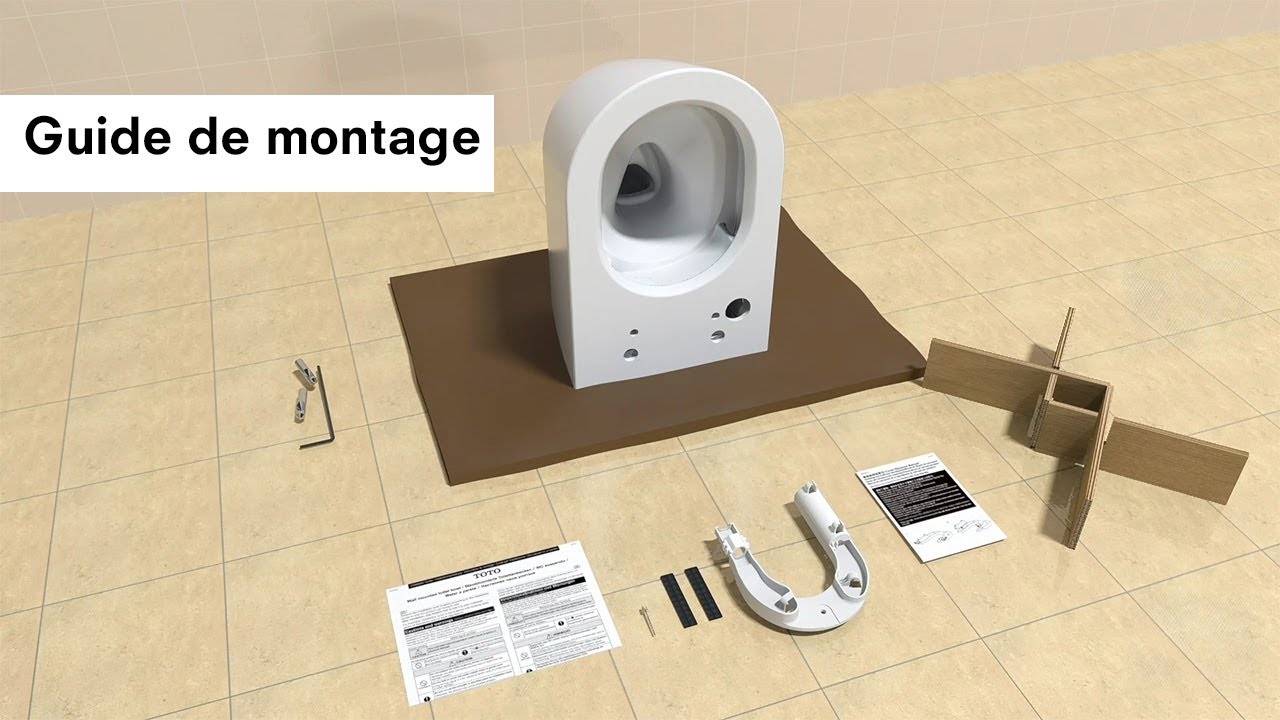Instructions d'installation pour les WASHLET RW, SW, RX EWATER+, SX EWATER+, RG et RG Lite