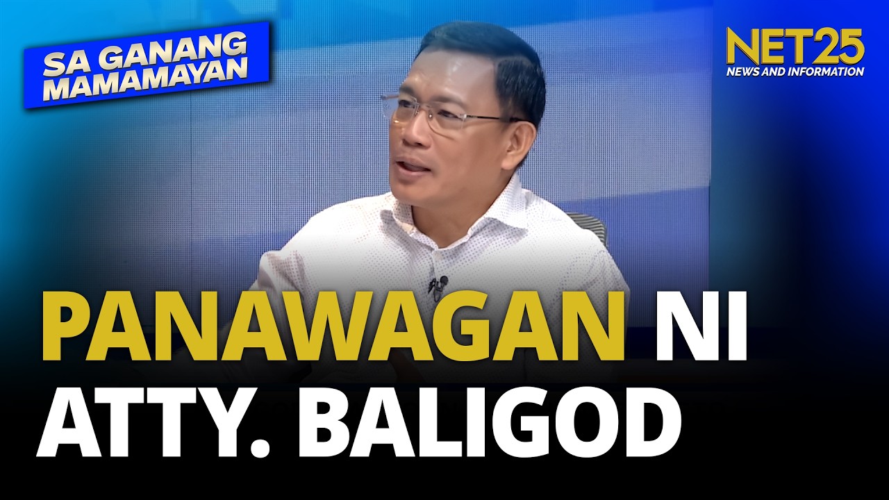 Atty. Baligod, may panawagan sa mga Pilipino