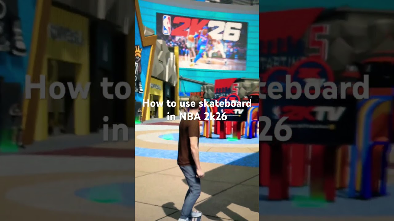 How to use skateboard in NBA 2k26