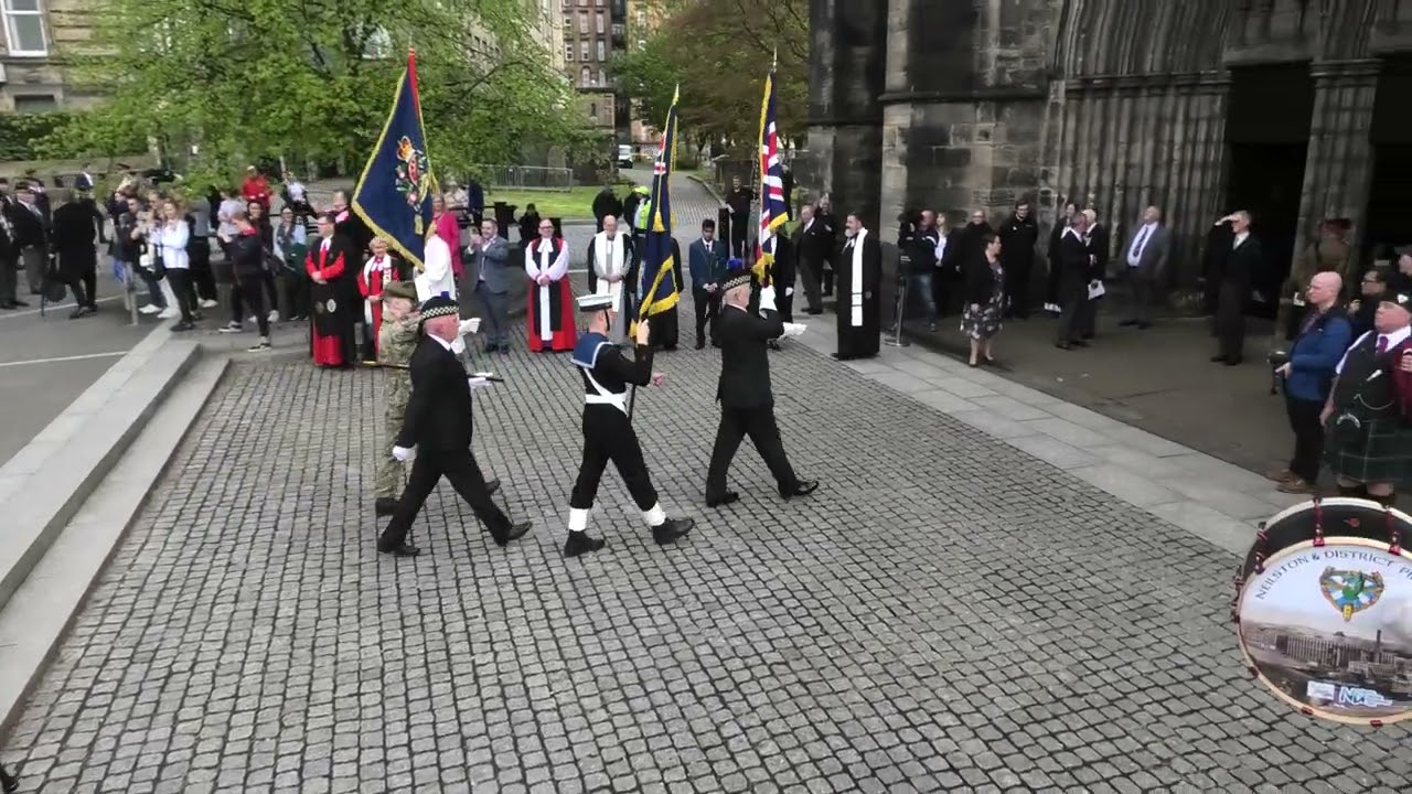 King Charles Coronation 2023 - Arrival at Glasgow Cathedral