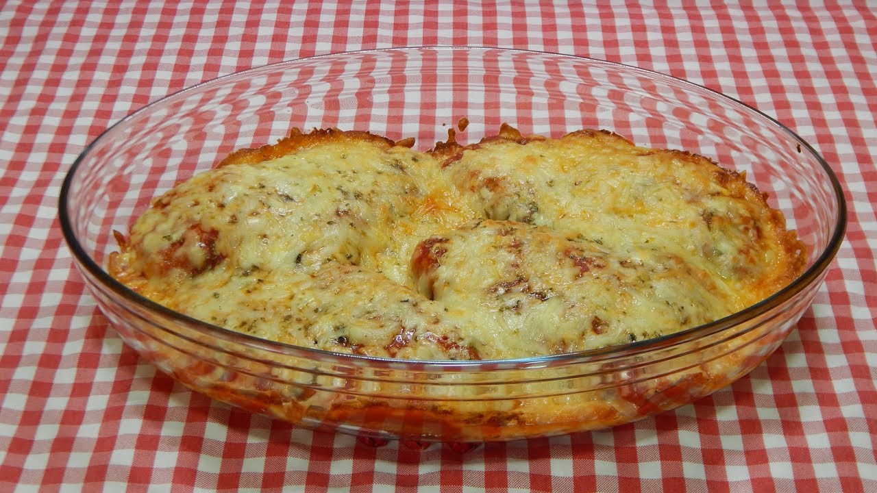 Pechugas de pollo a la Parmesana Receta fácli y económica