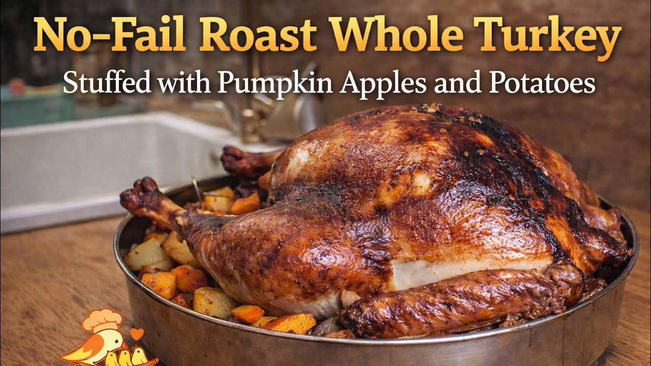 No-Fail Guest Dinners | Roast Whole Turkey with Crispy Skin & Juicy Meat
