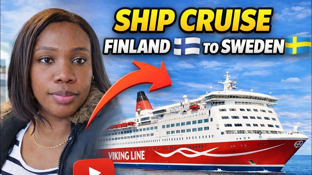 Finland 🇫🇮 to Sweden 🇸🇪 : Overnight Ship Cruise: Viking Line Ferry (Turku to Stockholm)