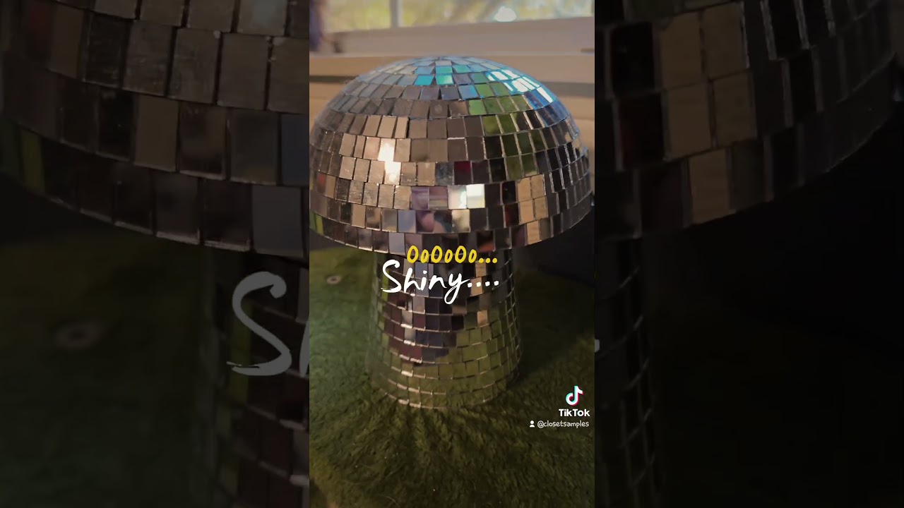 Mushroom Disco Ball = Instant Happy Vibes 🍄✨