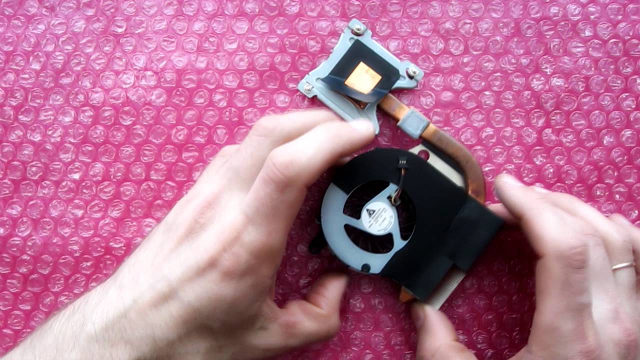HP G62, HP G42  - Fan cleaning (Чистка системы охлаждения - вентилятора, кулера)