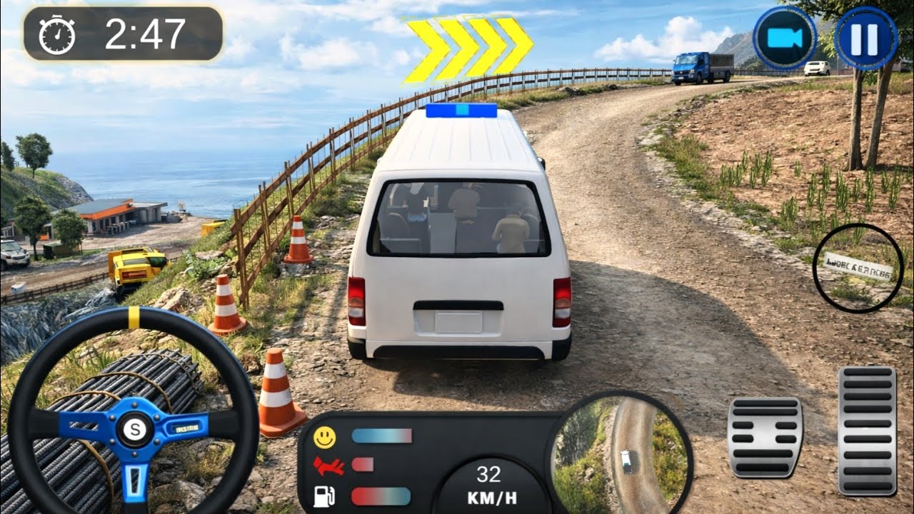 Van Vietnam City off road Passengers Driving Simulator 3d android Games 
