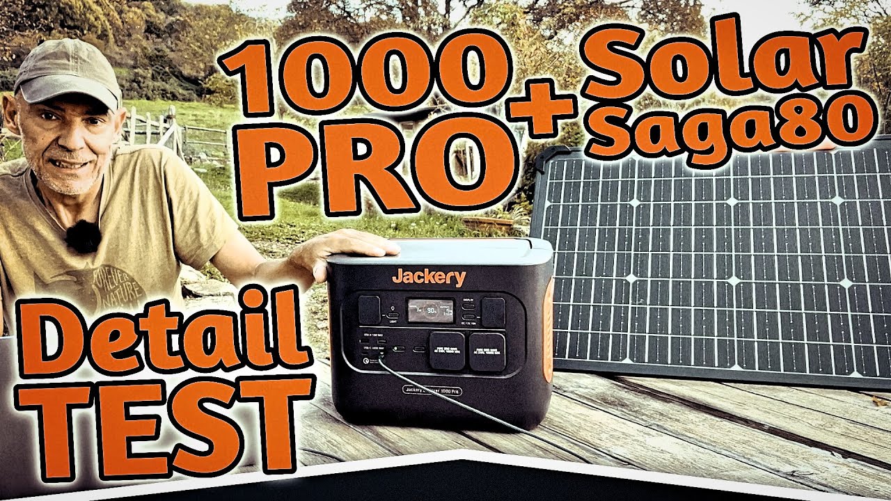 Der JayBe TEST: Jackery 1000 Pro & SolarSaga 80 - Powerstation & Solargenerator im Leistungstest