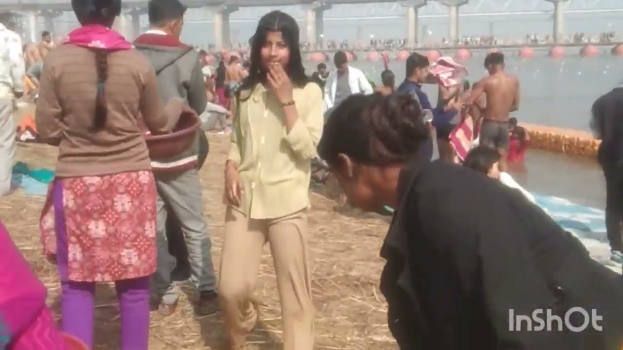 Ganga snan video prayagraj today 