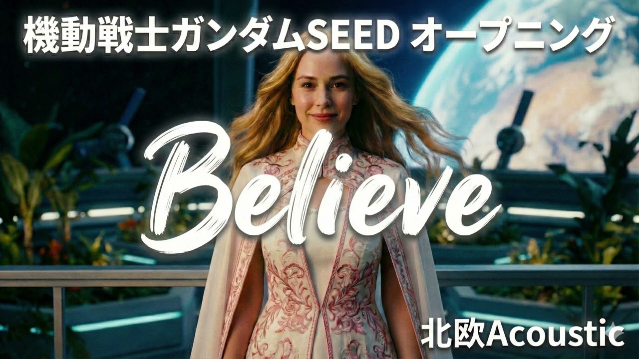 【神曲】Believe / 玉置成実 (AI Cover) - 北欧Acoustic Ver.【機動戦士ガンダムSEED】