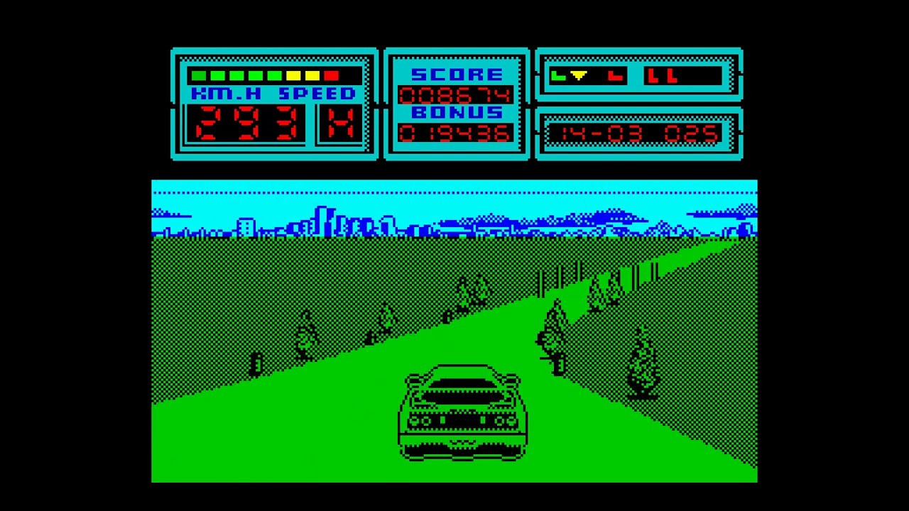 Crazy Cars 2+ [ZX Spectrum] - wip 2 - v0.1