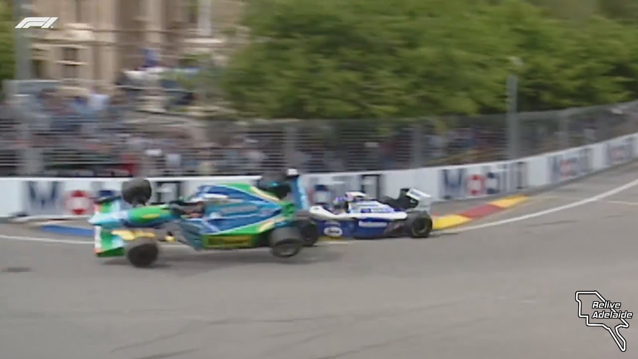 Michael Schumacher & Damon Hill - Adelaide 1994 - Deciding the Formula 1 World Championship