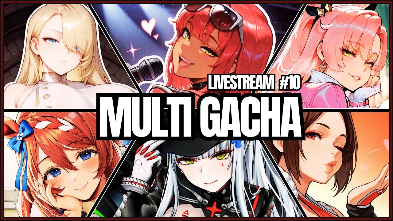 SPEEDRUN DE DIÁRIAS! MULTI GACHA LIVE 10! #nikke #zzz #umamusume