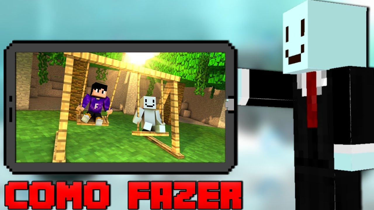 Como Fazer Thumbnail De Minecraft 3D Pelo Celular