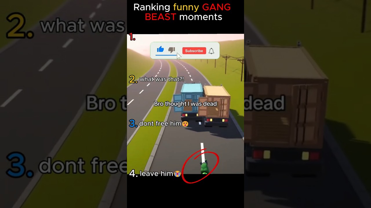 funny GANG BEAST moments🤣😭 #funny #funnyvideos#ranking #gangbeasts #comedy #memes