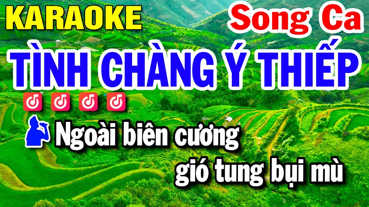 Tình Chàng Ý Thiếp Karaoke SONG CA - Karaoke Điệu Lý, Hồ Quảng | Huỳnh Lê