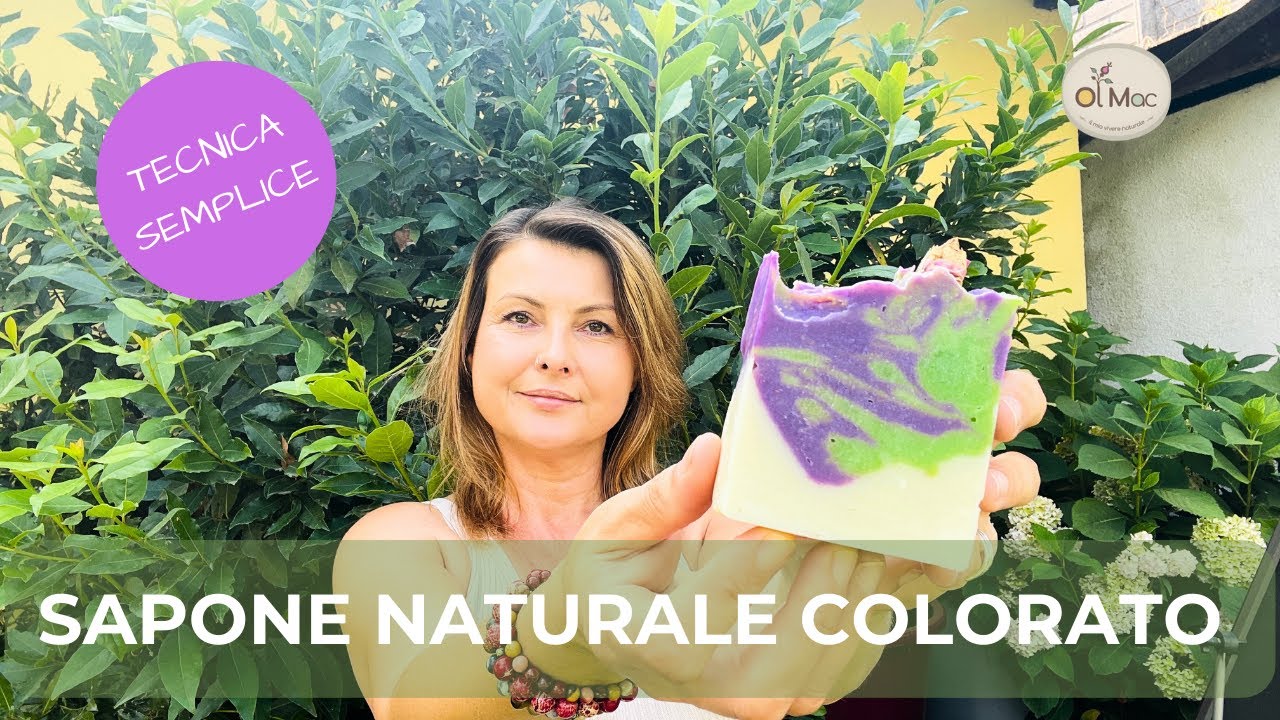 Come fare sapone naturale colorato e semplice| Metodo a freddo