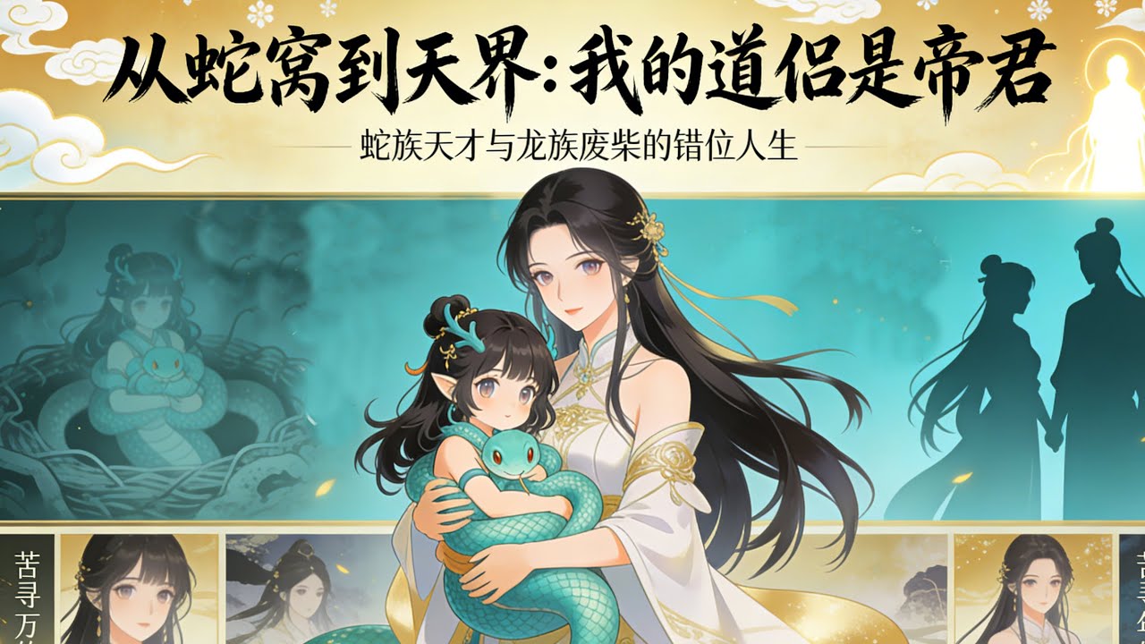 【動漫上新】🔥 一場錯抱，她成了蛇族天才，我被當成龍族廢柴。 直到我愛上凡人陸淵，才知他是帝君下凡。#動畫#逆襲#系統#小說#動畫#智绘