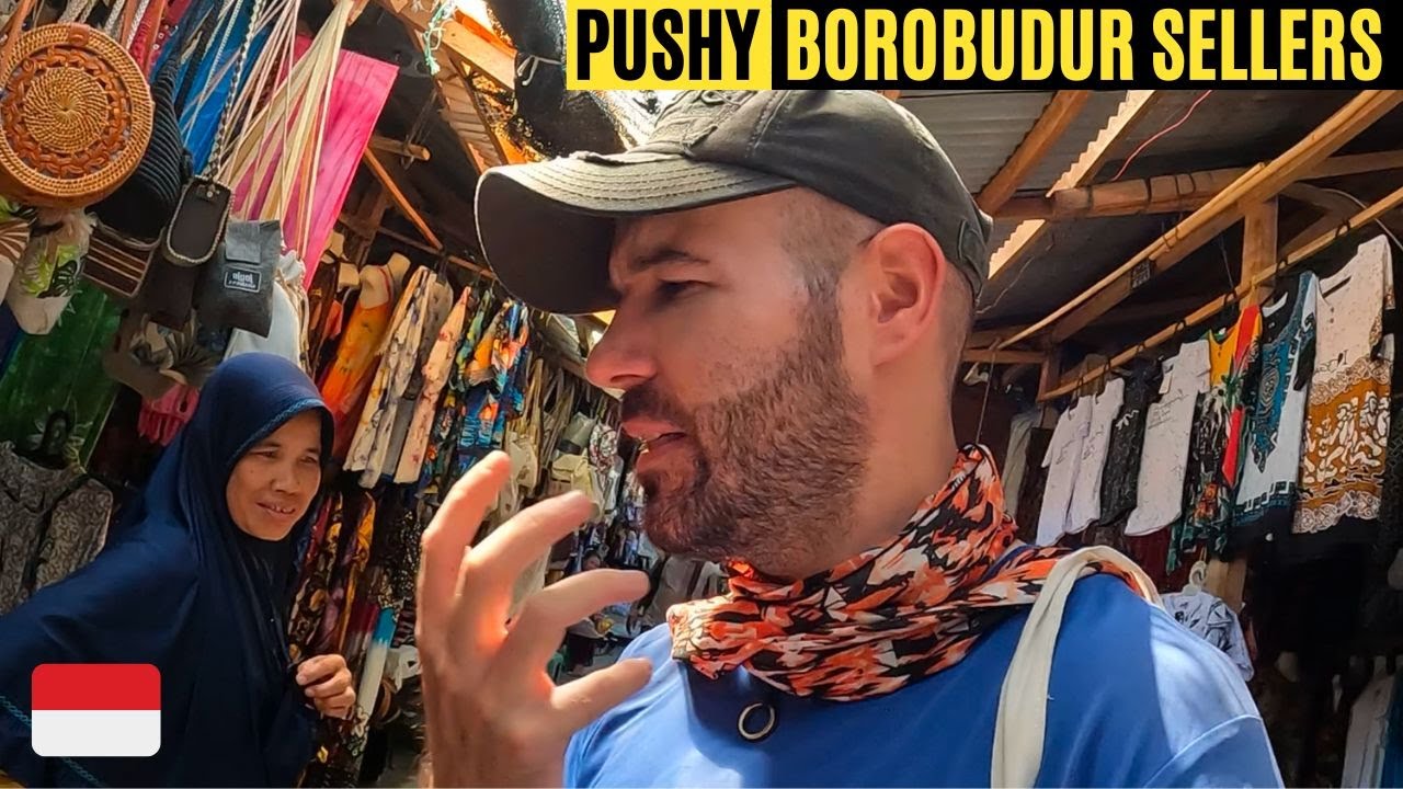STRUGGLE With Vendors From Borobudur Temple Was So Much FUN 🇮🇩