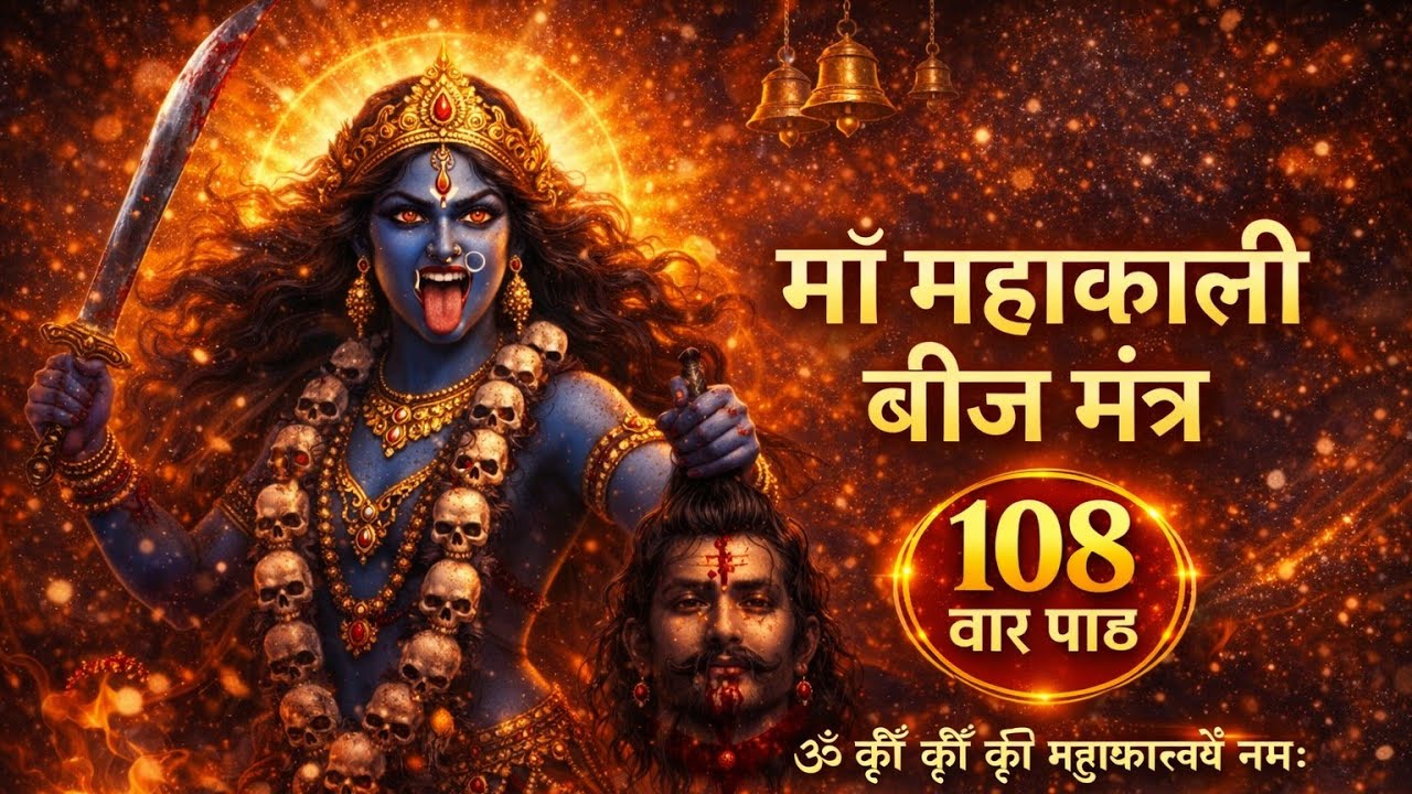 माँ महाकाली बीज मंत्र 108 time।