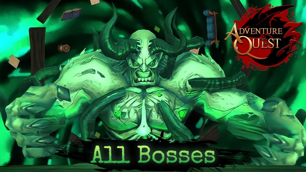 Adventure Quest 3D (AQ3D) - All Bosses
