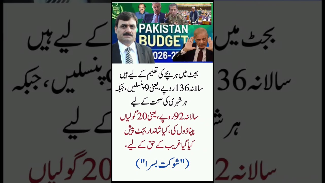 Pakistan budget.2026.27.,awam k Lia kia relief diya gya ha #budget2026 #imrankhan #urduquotes