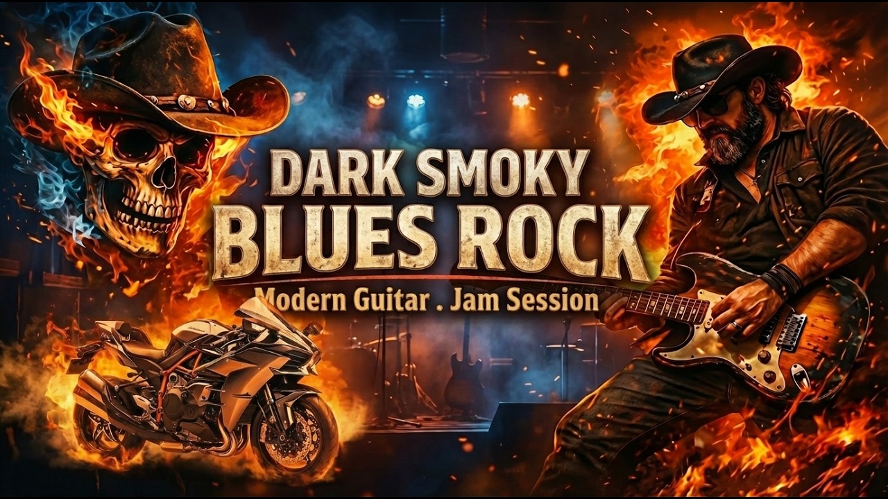 Velvet Blues Club 🎸 Modern Blues Rock Guitar Instrumental | Dark Smoky Blues & Light Metal Vibes