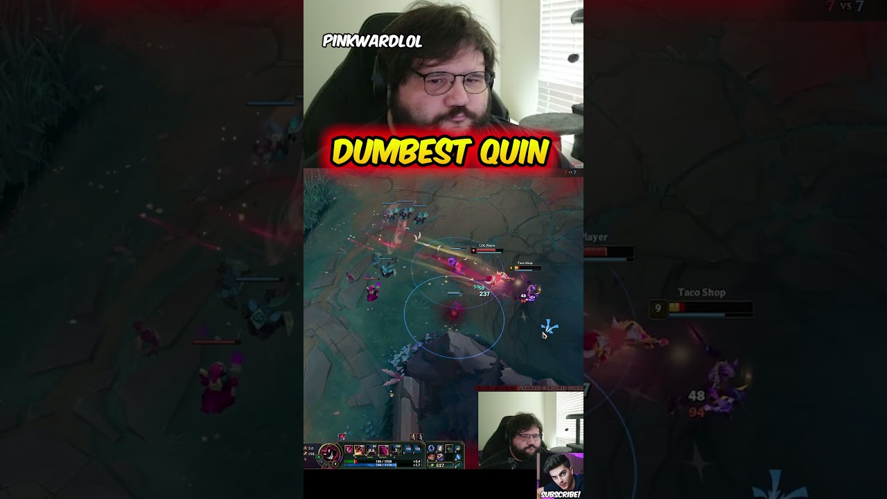 Rank 1 Shaco Makes Quinn Player Rage Quit❗#leagueoflegends
