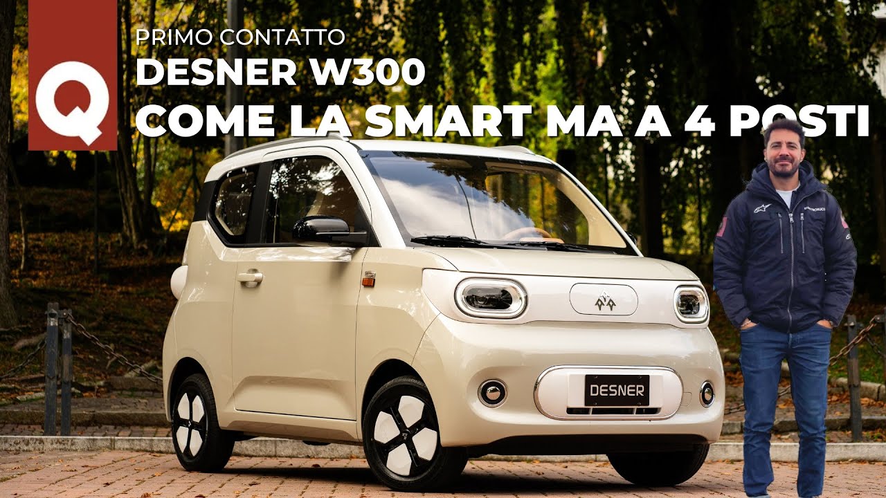 COME LA SMART ma a 4 POSTI (da 16.990 euro)  da 215 km di autonomia | LoJo W300