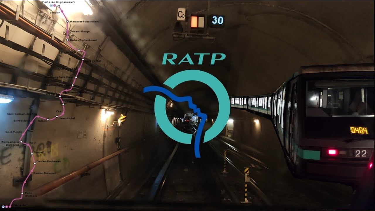 Metro de Paris, un tour sur la ligne 4 à l'époque des conducteurs