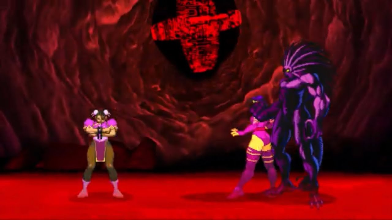 Marvel vs Capcom 2: Chun-Li, Psylocke, and Blackheart arcade playthrough