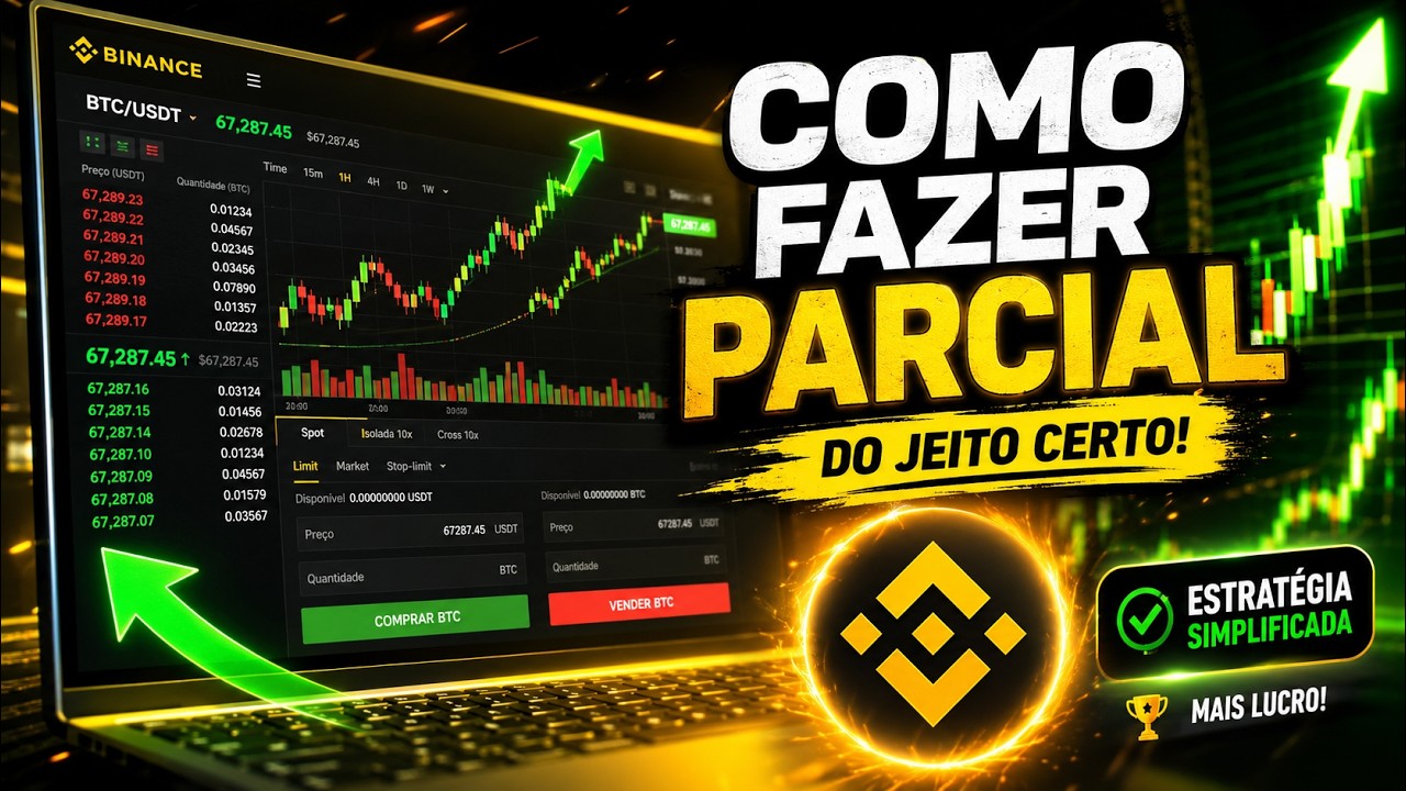 COMO FAZER PARCIAL NA BINANCE !
