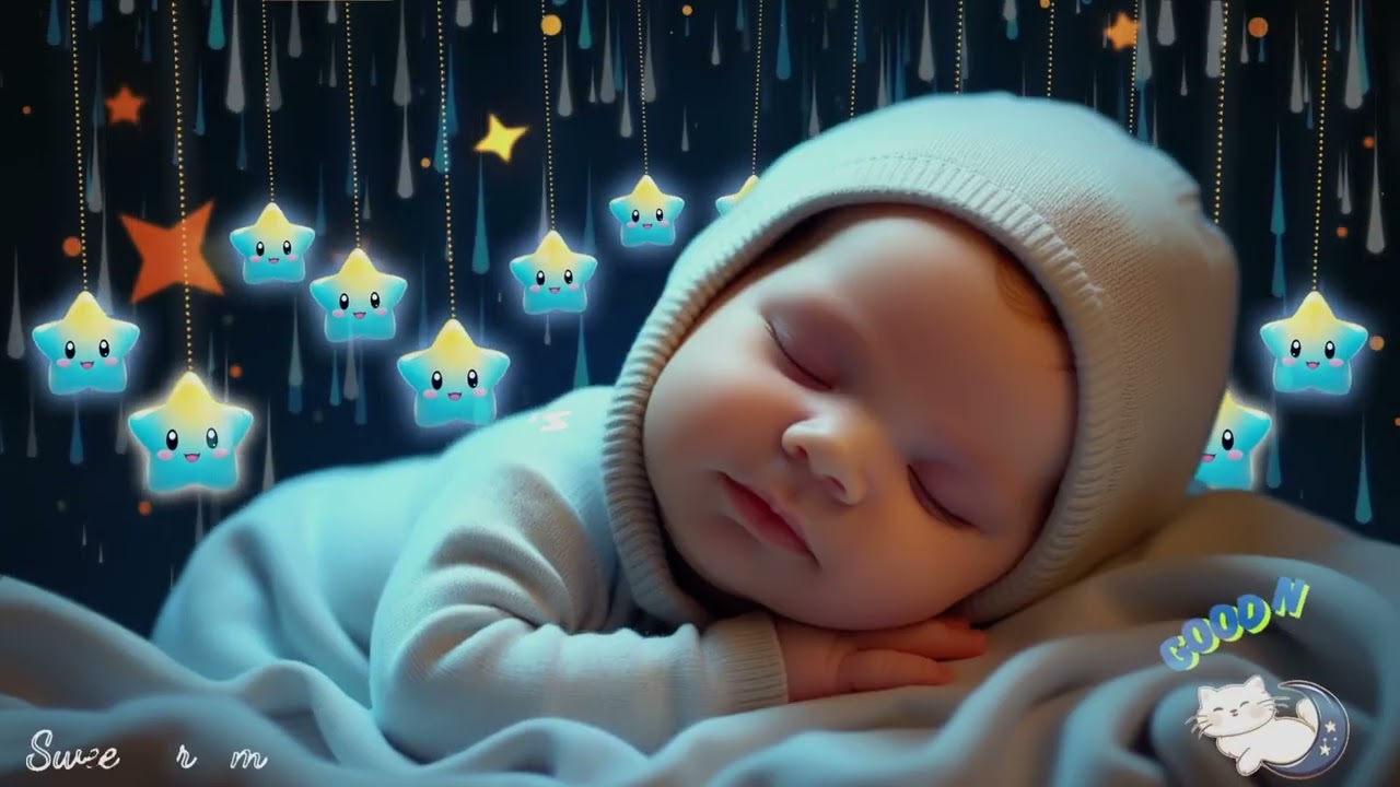 Beat Insomnia in 3 Minutes 💤 Baby Sleep Music 🌙 Mozart & Brahms Lullabies for Sweet Dreams