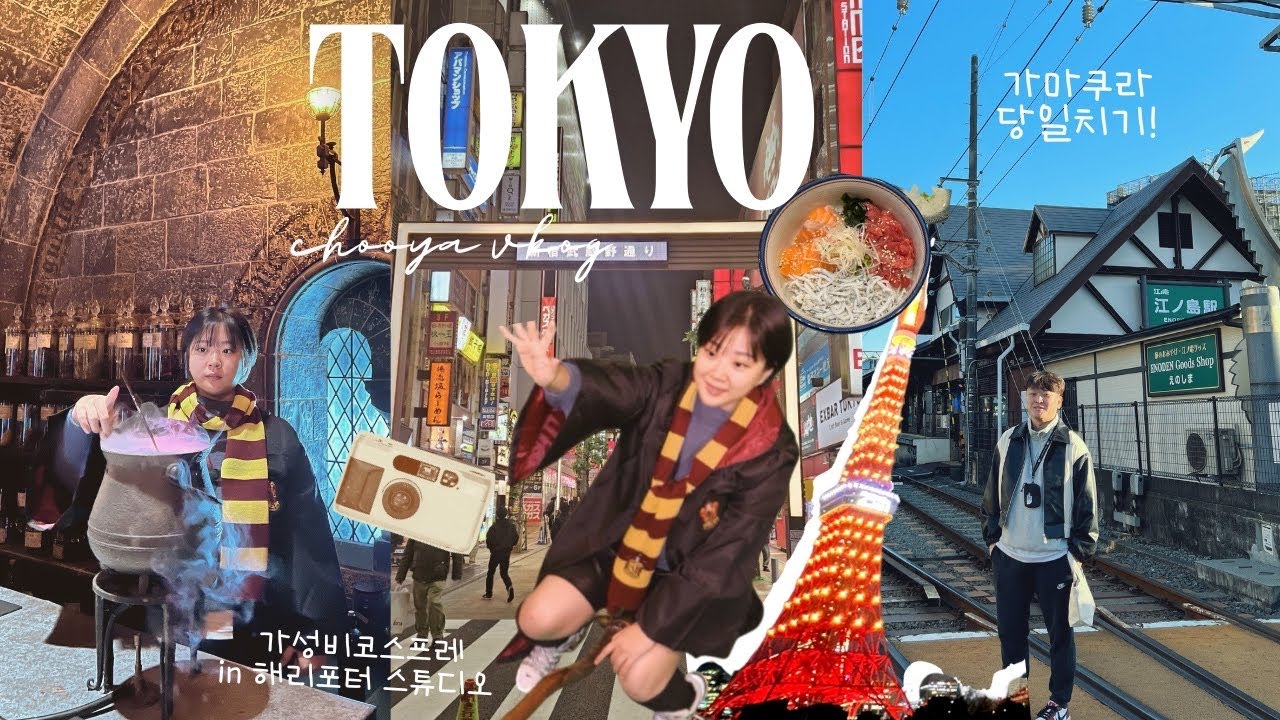 🇯🇵 도쿄 vlog | 1박 2일 도쿄 알차게 즐기기 (해리포터 스튜디오, 롯폰기, 가마쿠라)