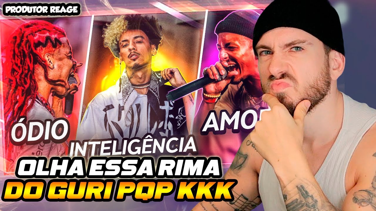 (ESSAS RIMAS FORAM...) PRODUTOR REAGE O TRIO PERFEITO 👑 Barreto, Guri e Jotapê