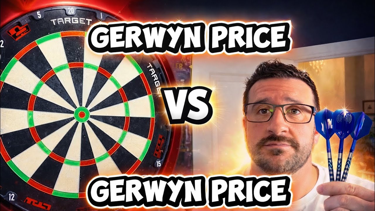 Same Darts, Different Setup – Stock Flights vs K-Flex (Steel Tip) Gerwyn Price Original Blue Darts