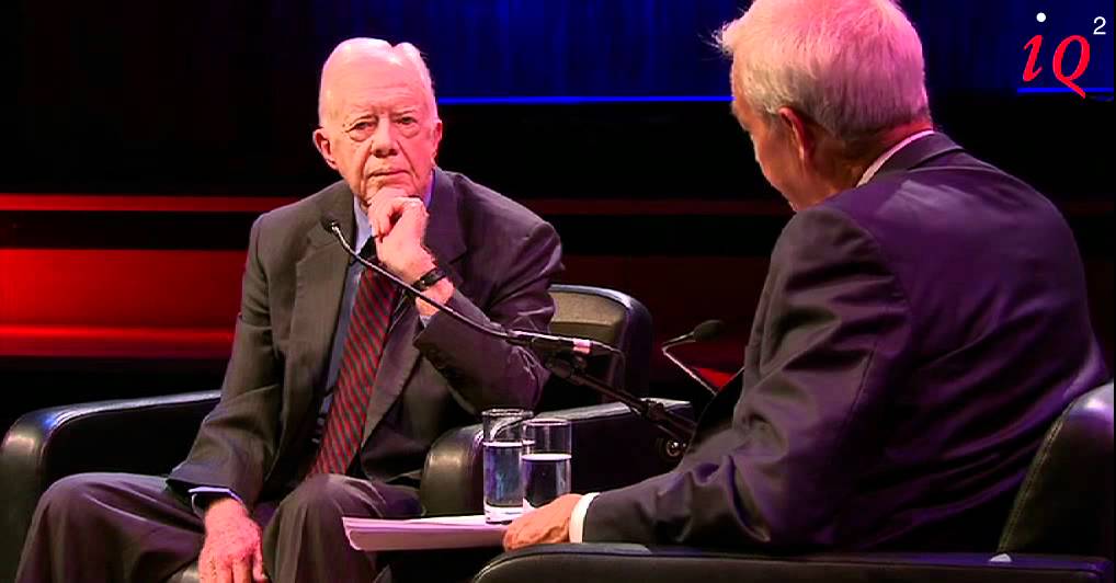 Jimmy Carter in conversation with Jon Snow - IQ2 talks