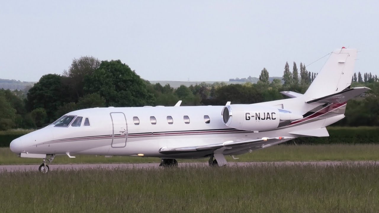 NetJets UK Cessna Citaion C560XL G-NJAC at Cambridge Airport