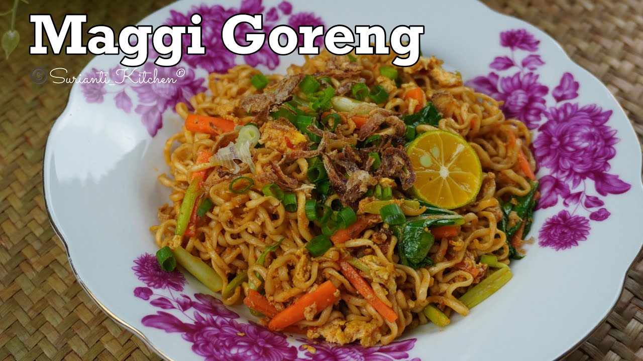 Maggi Goreng resipi mudah | tak banyak bahan tapi sedap | TIPS maggi cantik tak lembek benyek