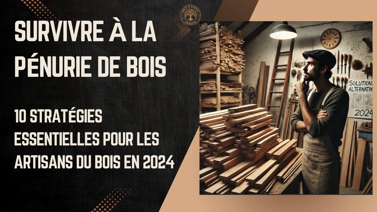 Survivre &agrave; la P&eacute;nurie de Bois : 10 Strat&eacute;gies ESSENTIELLES pour les Artisans du Bois en 2024