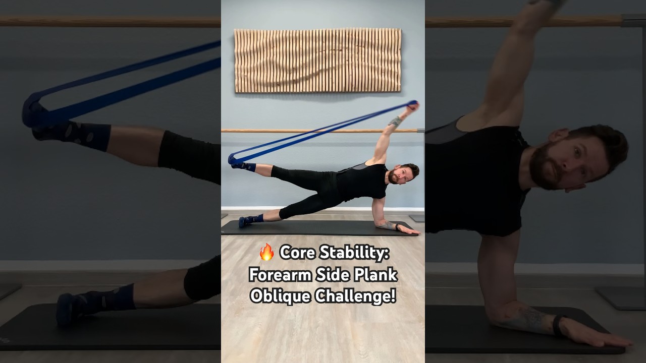 Side Plank on Forearm | Cardio Barre Core & Balance Workout‼️